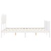 vidaXL Cadre de lit sans matelas blanc 140x200 cm bois de pin massif