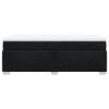 vidaXL Sommier &agrave; lattes de lit avec matelas Noir 90x200 cm Tissu