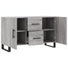 vidaXL Buffet sonoma gris 100x36x60 cm bois d'ing&eacute;nierie