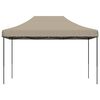 vidaXL Tente de f&ecirc;te Taupe 279 x 410 x 315 cm Tissu Oxford