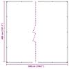 vidaXL B&acirc;che transparente avec &oelig;illets 4x5 m PVC