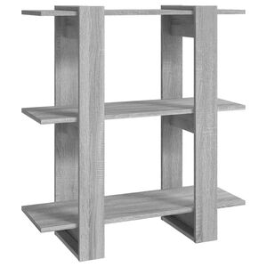 vidaXL Biblioth&egrave;que/S&eacute;parateur de pi&egrave;ce sonoma gris 80x30x87 cm
