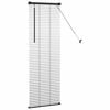 vidaXL Store de Fen&ecirc;tre avec des rideaux Noir Aluminium
