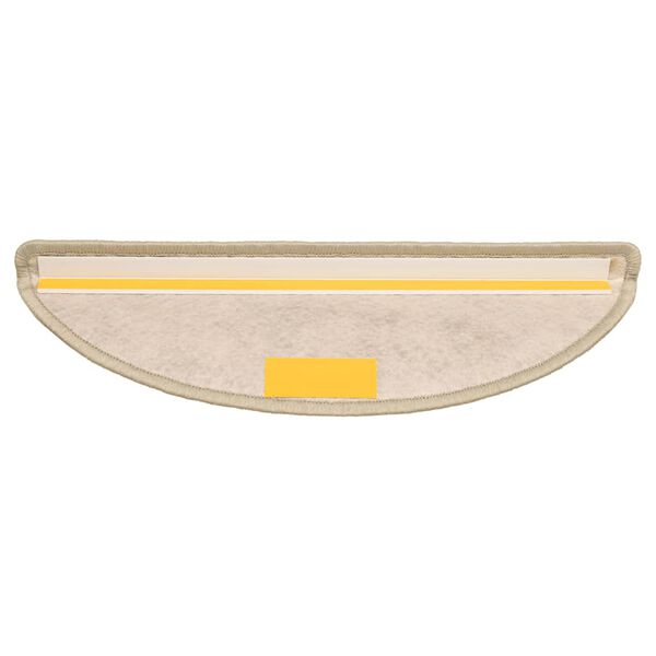 vidaXL Tapis d'escalier autocollants 30 pcs 65x21x4 cm vert clair