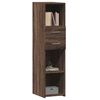 vidaXL Buffet haut ch&ecirc;ne marron 30x42,5x124 cm bois d'ing&eacute;nierie