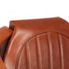 vidaXL Fauteuil en style d'aviation marron cuir v&eacute;ritable