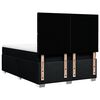vidaXL Sommier &agrave; lattes de lit avec matelas Noir 160x200 cm Tissu