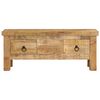 vidaXL Table basse 90x45x35 cm Bois de manguier massif