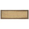 vidaXL Tapis de zone Gris 80 x 250 cm Jute
