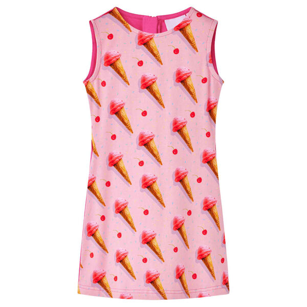 Robe pour enfants rose vif 140