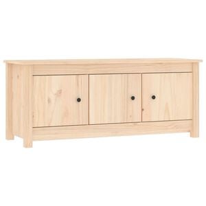 vidaXL Armoire &agrave; chaussures 110x38x45,5 cm Bois de pin massif