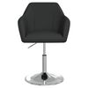 vidaXL Chaise &agrave; manger Noir Similicuir