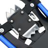 vidaXL Raquettes 3 en 1 Bleu et Noir 25 pouces Aluminium et HDPE