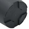 vidaXL Pots de plantes 24 pcs Noir &Oslash; 19 x 16 cm Plastique