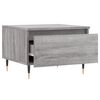 vidaXL Tables basses 2 pcs sonoma gris 50x46x35 cm bois d'ing&eacute;nierie