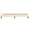 vidaXL Cadre de lit sans matelas cr&egrave;me 80x200 cm similicuir