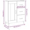 vidaXL Buffet ch&ecirc;ne sonoma 69,5x34x90 cm bois d'ing&eacute;nierie