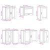 vidaXL Ensemble d'armoires de cuisine 11 pcs Porto bois d'ing&eacute;nierie