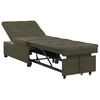 vidaXL Canap&eacute;-Lit Vert arm&eacute;e 194 x 67 x 82 cm Tissu Huahua