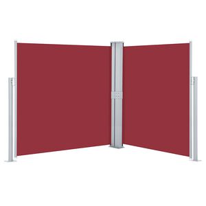 vidaXL Auvent lat&eacute;ral r&eacute;tractable Rouge 160 x 600 cm