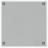 vidaXL Tableau noir magn&eacute;tique mural blanc 60x60 cm verre tremp&eacute;