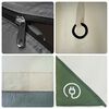 vidaXL Tente de camping tunnel 4 personnes vert imperméable