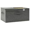 vidaXL Bo&icirc;te de rangement Tissu 50x30x25 cm Anthracite