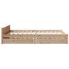 vidaXL Cadre de lit sans matelas 140x200 cm bois massif de pin