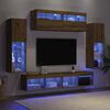 vidaXL Ensemble meuble TV 6 pcs ch&ecirc;ne artisanal Bois d'ing&eacute;nierie