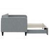 vidaXL Lit de jour avec gigogne sans matelas gris clair 90x200 cm