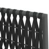 vidaXL Ensemble &agrave; manger de jardin 7 pcs coussins r&eacute;sine tress&eacute;e acier