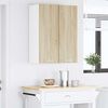 vidaXL Armoire suspendue Ch&ecirc;ne Sonoma et Blanc 30 x 31 x 80 cm