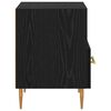 vidaXL Table de chevet 2 pcs Noir 40 x 35 x 47,5 cm Bois d'ing&eacute;nierie