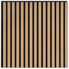 vidaXL Panneaux muraux 8 pc 60,5 x 60 cm Naturel