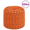 vidaXL Corde de bateau Orange 10 mm 500 m Polypropyl&egrave;ne