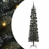 vidaXL Sapin de No&euml;l artificiel Vert 210 cm PVC, plastique et acier