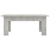 vidaXL Table basse Gris b&eacute;ton 100x60x42 cm Bois d&rsquo;ing&eacute;nierie