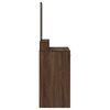 vidaXL Table de Toilette avec tiroir Ch&ecirc;ne brun 100 x 41 x 140 cm