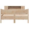 vidaXL Cadre de lit sans matelas 150x200 cm bois de pin massif