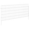 vidaXL Cl&ocirc;ture de jardin avec piquets 24 pcs 115 x 50 cm Mesh Argent&eacute;