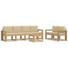 vidaXL Ensemble de canap&eacute;s d'ext&eacute;rieur 7 pc 6 place Blanc et Beige