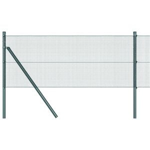 vidaXL Cl&ocirc;ture en fils soud&eacute;s pour fixation au sol 10 x 0,4 m Vert
