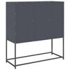 vidaXL Buffet anthracite 100,5x39x107 cm acier laminé à froid