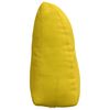 vidaXL Coussin de Dos Jaune 60 x 24 x 50 cm Velours