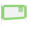 vidaXL Barri&egrave;re de s&eacute;curit&eacute; de lit d'enfant Vert 100x25 cm Tissu