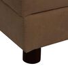 vidaXL Canap&eacute; pour chien avec oreiller Marron 83x44x44 cm Peluche