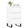 vidaXL Buffet blanc 40x35x70 cm bois d&rsquo;ing&eacute;nierie
