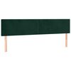 vidaXL Sommier &agrave; lattes de lit et matelas Vert fonc&eacute; 200x200cm Velours