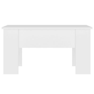 vidaXL Table basse Blanc 79x49x41 cm Bois d'ingénierie