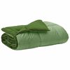vidaXL Duvet complet toute l'ann&eacute;e Vert 200 x 240 cm Microfibre
